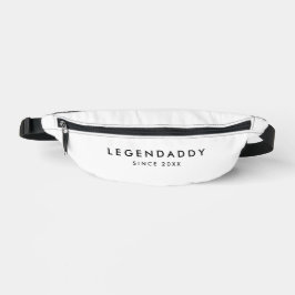 Riñoneras LegenDaddy desde para legendarios dads minimalista