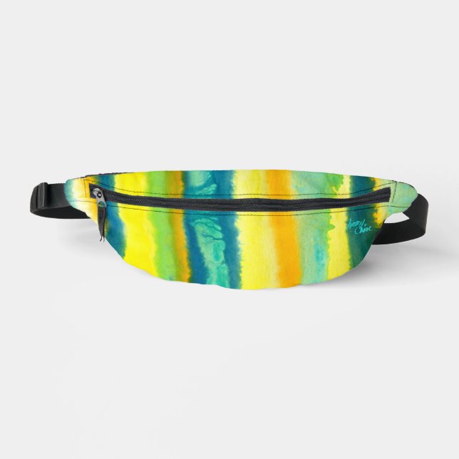 Riñoneras Lías tangosas del SPWW Verde azulado, verde y Nara (Anverso)