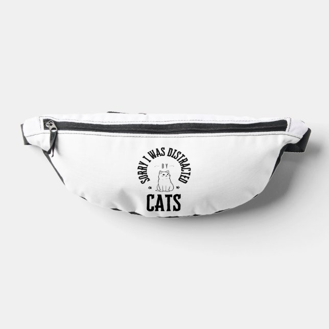 Riñoneras Lo siento, me distraje con los botones de gatos  (Distribución)