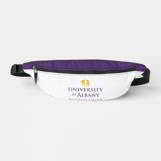 Riñoneras Logo icónico de la Universidad de Albany (Anverso)