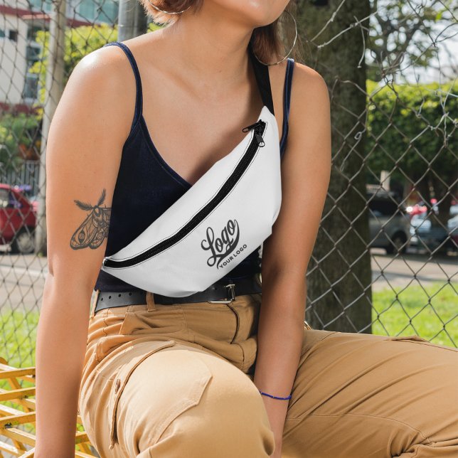 Riñoneras Logotipo comercial en blanco, Crossbody de promoci (Subido por el creador)