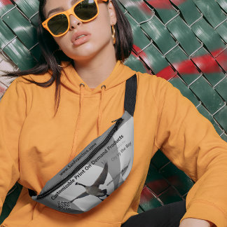 Riñoneras Logotipo de Personalizable brillante/Dominio/Códig