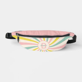Riñoneras "Lollypop Vibes", remolino pastel retro