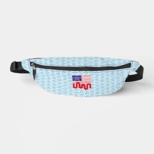 RIÑONERAS LOVE EXPERIMENTAL USA FLAG STARS BY MASANSER