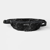 Mamá Perro Personalizada Mármol Negro Blanco Minim
