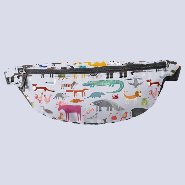 Riñoneras Menagerie animal (Animal menagerie fun fanny pack)