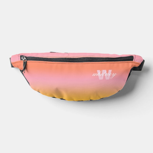 Riñoneras Moda moderna monogramada Pastel Ombre (Distribución)
