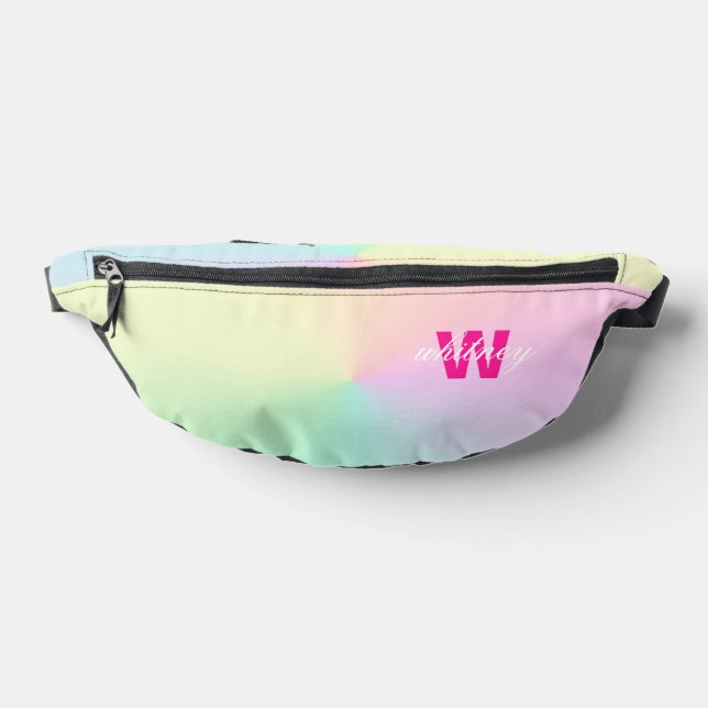 Riñoneras Moda moderna monogramada Pastel Ombre (Distribución)