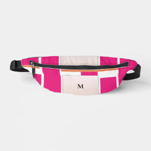 Riñoneras Moda Monograma Patrón de banda femenina