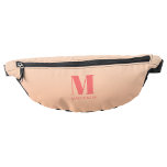 Riñoneras Moderno Monograma Denominación Inicial Gradiente D<br><div class="desc">Diseño inicial de monograma minimalista de tipografía moderna que se puede cambiar para personalizar. Fondo de degradado de color.</div>