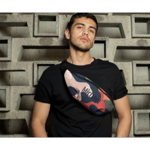 Riñoneras Monograma moderno militar Camo Retro