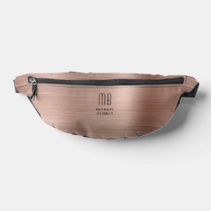 Riñoneras Monograma moderno Rosa de oro