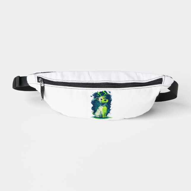 Riñoneras Monstruo Mut � Perro Lindo de Halloween (Anverso)