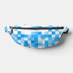 Riñoneras mosaico de cuadros de SlipperyJoe moderno de tres-
