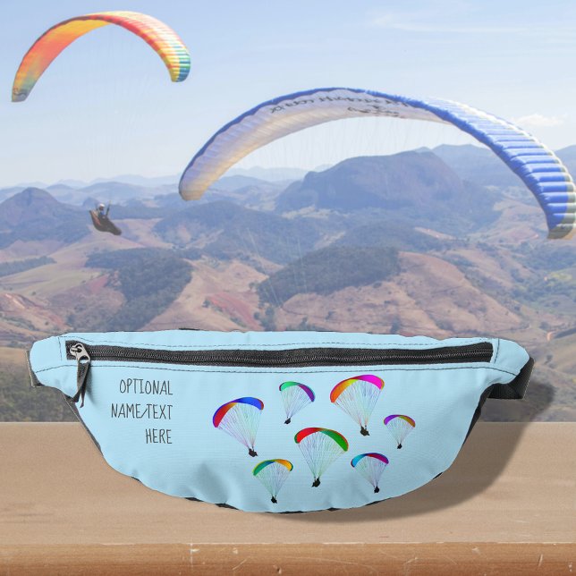 Riñoneras Motivo con temática de parapente en azul cielo, no (Subido por el creador)