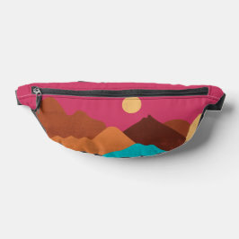 Riñoneras Mountain Landscape Fanny Pack