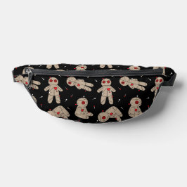 Riñoneras Muñecas de Voodoo Halloween Black Horror Patterado