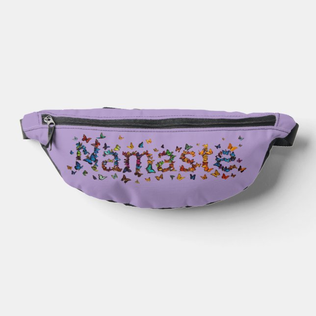Riñoneras Namaste Butterfly Graphic Yoga Art Lavender Purple (Distribución)