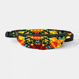 Riñoneras Naranja floral
