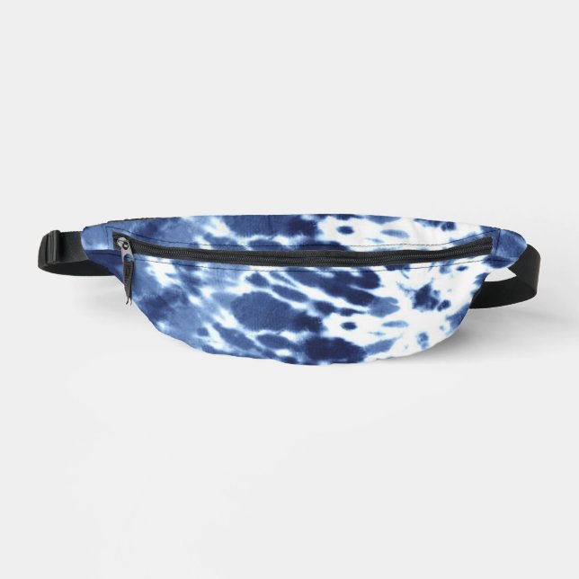 Riñoneras “Navy Tie-Dye” Two-Sided Print  Fanny Pack (Anverso)