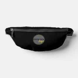 RIÑONERAS NEGOCIO PROFESIONAL PERSONALIZADO MARCA LOGO NEGRO