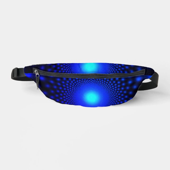 Riñoneras Neon Blue Lights Fanny Pack (Anverso)