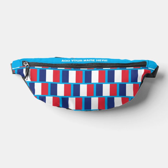 Riñoneras Nombre personalizado BANDERA FRANCESA DE FRANCIA (Distribución)