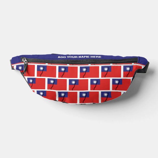 Riñoneras Nombre personalizado: BANDERA TAIWANESA DE TAIWAN  (Distribución)