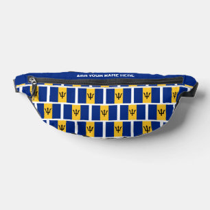 Riñoneras Nombre personalizado BARBADOS FLAG Fanny Pack