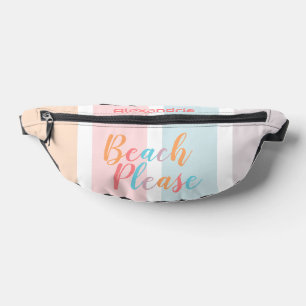 Riñoneras Nombre personalizado de las bandas Pastel