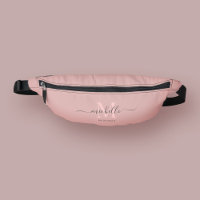 Novia Bachelorette Fiesta Monograma Rosa
