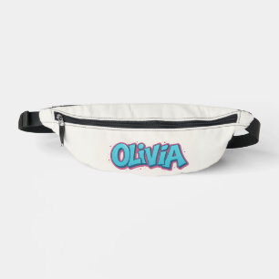 Riñoneras Olivia Name Art