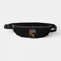 orgullo negro bandera panafricana roja verde puño 