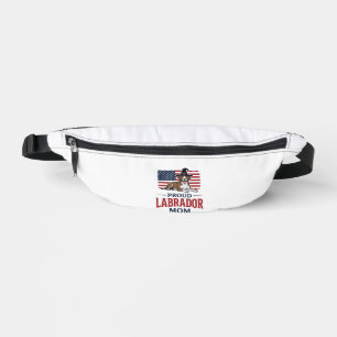 Riñoneras Orgullosa mamá labrador patriótica camisa de Hallo