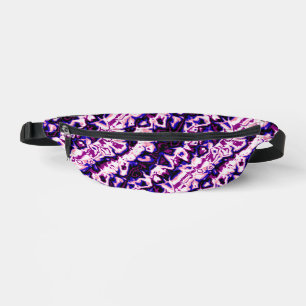 Riñoneras Orgulloso de rayas jaspeadas funky boho retro flui