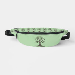 Riñoneras 🌳 Pale Green Tree of Life Fanny Pack - Travel