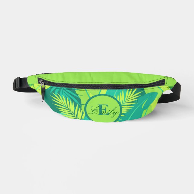 Riñoneras Palm Tropical Monograma Fanny Pack (Anverso)