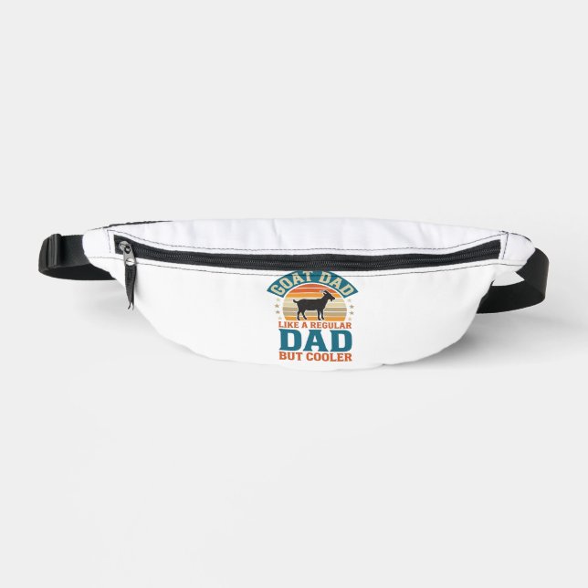 Riñoneras Papá Cabra Como un Papá Regular Pero Más Genial Ca (Anverso)