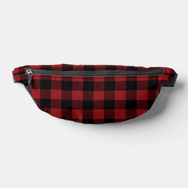 Riñoneras Paquete Fanny de Black and Red Check (Distribución)