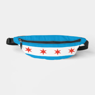 Riñoneras Paquete Fanny de Chicago Flag