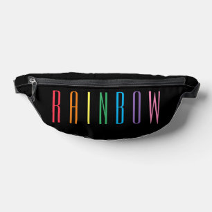 Riñoneras Paquete Fanny de RAINBOW / Negro