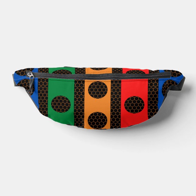 Riñoneras Paquete Fanny Geométrica Multicolor (Distribución)