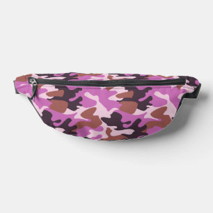 Riñoneras Paquete Fanny Militar Rosa