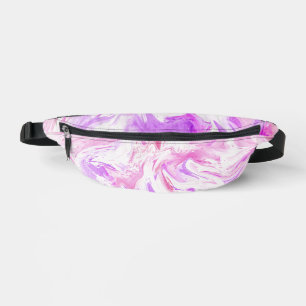 Riñoneras Paquete Fanny para el patrón de tinta rosa y púrpu