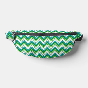 Riñoneras Paquete Green Geometric Fanny