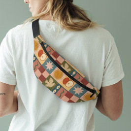 Riñoneras Patrocinio celeste bohemio con símbolos místicos