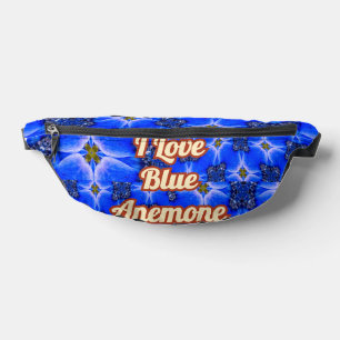 Riñoneras Patrón anémico de los jardines azules