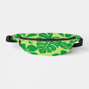 Riñoneras PATRÓN BIKINI ROSA EN VERDE x 2