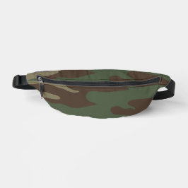 Riñoneras Patrón de camuflaje militar de bosque