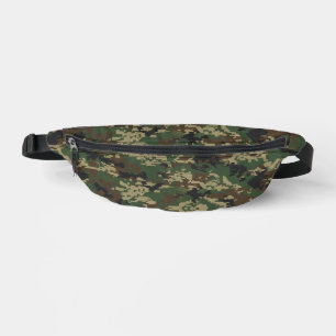 Riñoneras Patrón de camuflaje militar de píxeles